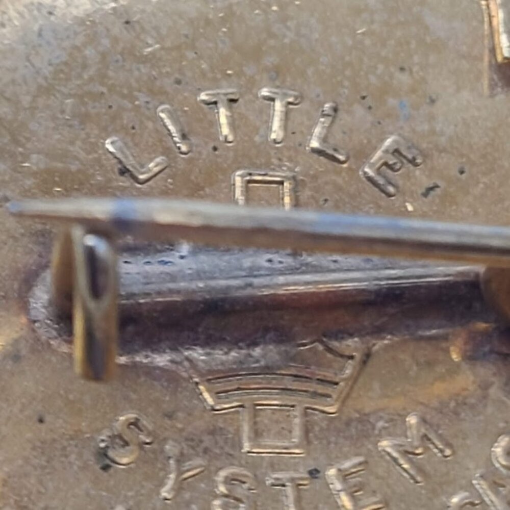 Vintage Lutheran SS Sunday School Second Year Pin Badge Little System Enamel - Picture 6 of 6